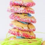 These homemade Easter Thumbprint Cookies are a sure sign of spring. Bake a batch of these easy colorful holiday cookies to share today.