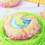 These homemade Easter Thumbprint Cookies are a sure sign of spring. Bake a batch of these easy colorful holiday cookies to share today.