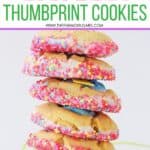 These homemade Easter Thumbprint Cookies are a sure sign of spring. Bake a batch of these easy colorful holiday cookies to share today.