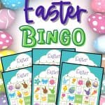 easter bingo cards - free printable