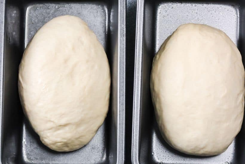 This Homemade Country White Bread makes two delicious loaves of bread. This easy bread recipe is perfect for sandwiches, toast or just a smear of butter.