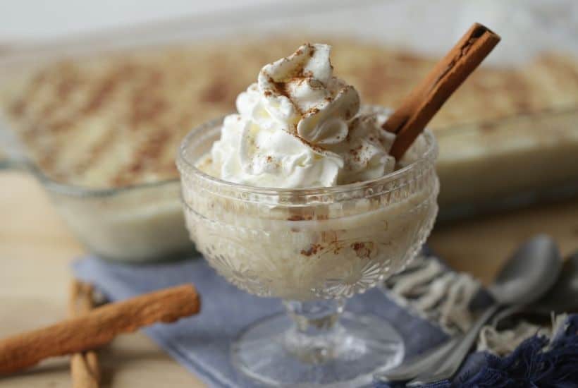 Don't be intimidated by making pudding from scratch! The Best Homemade Rice Pudding is a classic recipe that definitely calls for a dollop of whipped cream.