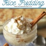 Don't be intimidated by making pudding from scratch! The Best Homemade Rice Pudding is a classic recipe that definitely calls for a dollop of whipped cream.