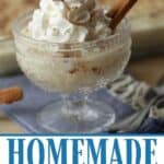 Don't be intimidated by making pudding from scratch! The Best Homemade Rice Pudding is a classic recipe that definitely calls for a dollop of whipped cream.