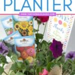 Spread some love and cheer with this Sowing The Seeds Burlap Planter And Printable. It's a perfect homemade gift for Mother's Day. Kids will love making this garden craft.