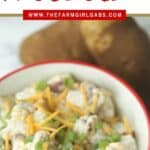 Ready to kick off barbeque season? A salad or two is essential. This easy loaded baked potato salad recipe is the delicious twist on the classic potato salad.
