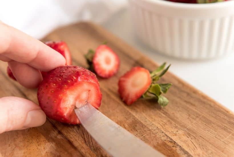 Mimosa Cocktails aren't just for brunch. These Farm Fresh Strawberry Mimosas are great to serve for any party or occasion. This easy cocktail is perfect when strawberries are at their peak.