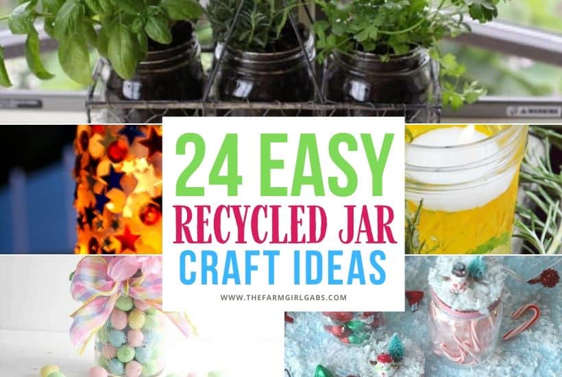 DIY Recycled Glass Jar Crafts