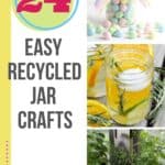 Have a few empty mason jars in your pantry. Get creative and make one of these easy DIY Recycled Glass Jar Crafts.