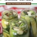This Easy Homemade Refrigerator Dill Pickles recipe packs a lot of crunch and zesty flavor. There is no canning involved in this easy refrigerator pickle recipe. This recipe is a great way to use those cucumbers you just picked from your garden or bought at your farmers' market. These refrigerator pickles are cucumbers that are pickled in a homemade brine with garlic, dill and spices.