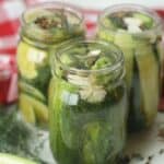 This Easy Homemade Refrigerator Dill Pickles recipe packs a lot of crunch and zesty flavor. There is no canning involved in this easy refrigerator pickle recipe. This recipe is a great way to use those cucumbers you just picked from your garden or bought at your farmers' market. These refrigerator pickles are cucumbers that are pickled in a homemade brine with garlic, dill and spices.