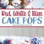 Planning a 4th of July Party or patriotic celebration. These Red White And Blue Cake Pops are a fun summer dessert recipe to make for the party. This Cake Pop recipe is a great July 4th recipe the is easy and delicious.
