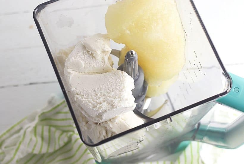 Cool off with a glass of this refreshing Frozen Limeade Punch. This is an easy frozen drink recipe that makes a great party punch too. This non-alcoholic drink recipe is the perfect mocktail for kids and adults. It is a big batch recipe so it is a perfect party drink. This limeade slushie recipe is a winner.