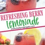 This Refreshing Mixed Berry Lemonade recipe is made with fresh summer berries and fresh-squeezed lemonade. Pull up a chair and enjoy a glass of this lemonade recipe. This summer mocktail can easily be made into a summer cocktail by adding some bourbon to the recipe for a Berry Bourbon Lemonade Cocktail. This crowd-pleasing lemonade recipe is the perfect summer drink recipe.