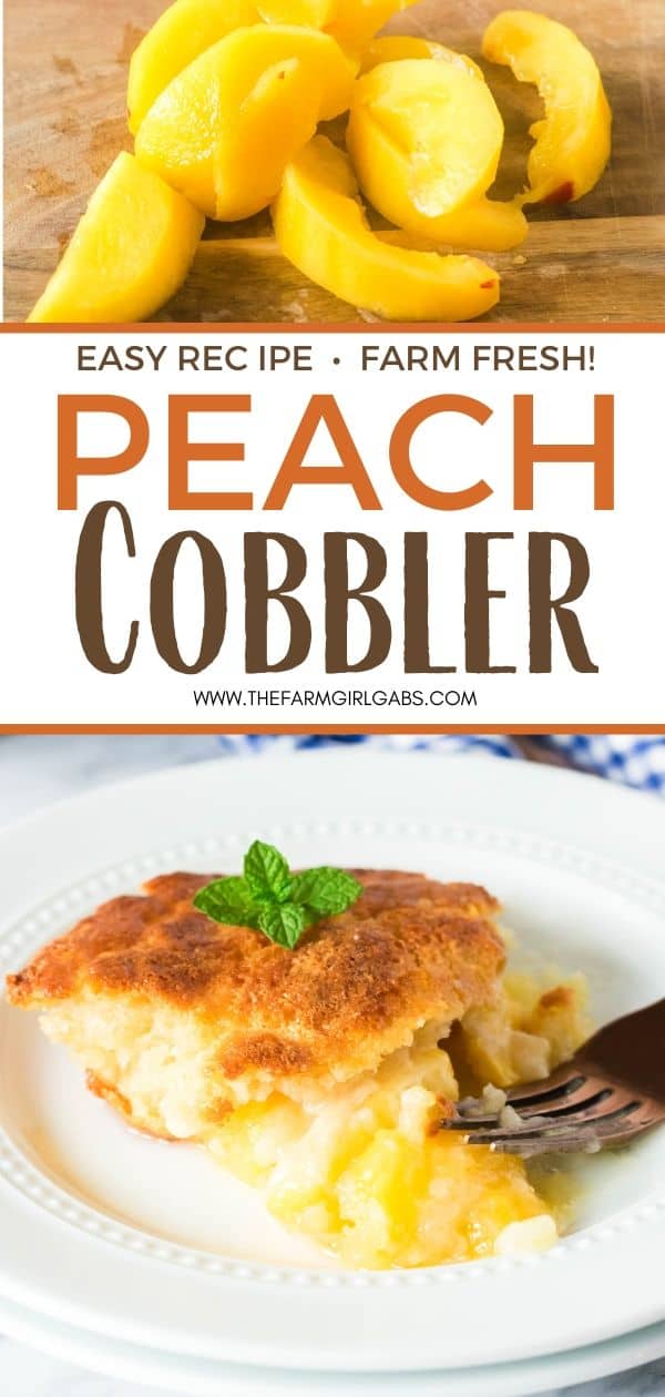 The Best Peach Cobbler Recipe