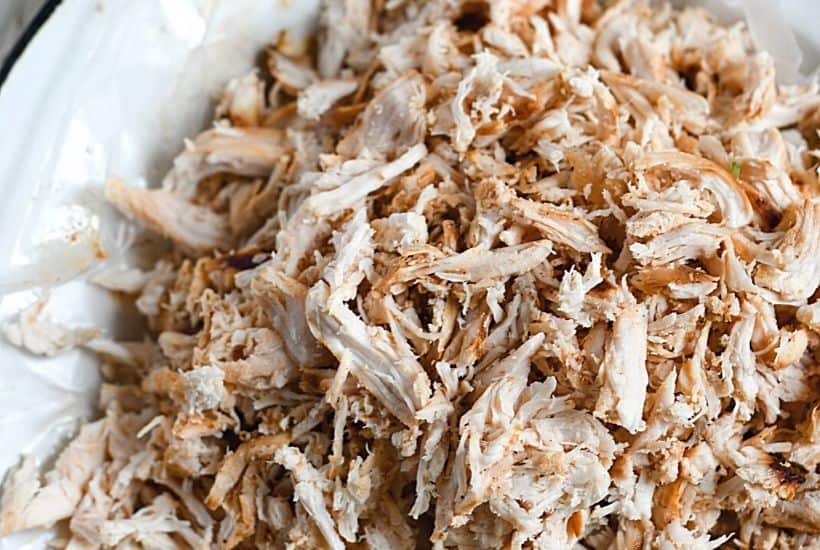 Looking for an easy weeknight meal? These Shredded BBQ Chicken Sandwiches are a delicious solution. Your family will love these barbecue chicken sandwiches. This easy sandwich recipe is great to serve at a party, football tailgate or game day celebration.