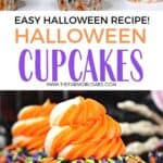 It's not Halloween without a sweet treat. These Halloween Sprinkle Cupcakes are and easy Halloween treat everyone will enjoy.