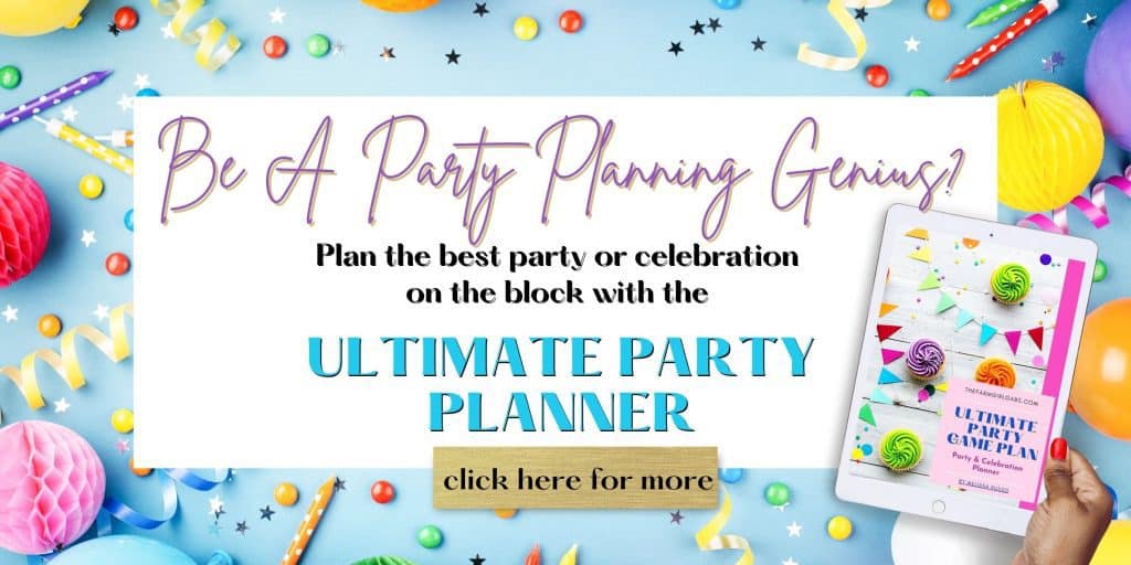 printable party planner