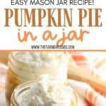 For the perfect easy fall mason jar dessert, this Pumpkin Pie in a Jar recipe is just what you need. Consisting of pumpkin puree and several other easy-to-find ingredients that you likely already have at home, this fall favorite is easy to make and delicious to taste. This pumpkin mason jar recipe is a tasty twist on the classic pumpkin pie recipe. This fall dessert is also a delicious Thanksgiving dessert recipe too.