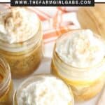 For the perfect easy fall mason jar dessert, this Pumpkin Pie in a Jar recipe is just what you need. Consisting of pumpkin puree and several other easy-to-find ingredients that you likely already have at home, this fall favorite is easy to make and delicious to taste. This pumpkin mason jar recipe is a tasty twist on the classic pumpkin pie recipe. This fall dessert is also a delicious Thanksgiving dessert recipe too.