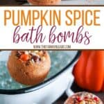 Pumpkin Spice Bath Bombs - Long Pin