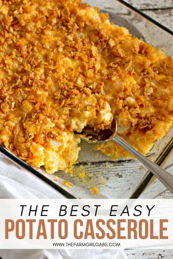 Create an easy and delicious meal for the entire family with this Easy Potato Casserole. It is a family favorite consisting of ingredients that blend perfectly together.