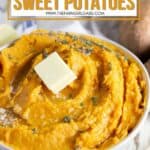 Save room on your plate for this Savory Mashed Sweet Potatoes recipe. This is an easy sweet potato recipe for Thanksgiving. If you love sweet potatoes, your family will love this easy mashed potato recipe.