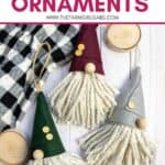 Just chilling with my gnomies. This DIY Gnome Ornament is an easy Christmas craft project. Make this gnome Christmas ornament for your tree. Gnome crafts are very popular right now. This Christmas gnome ornament is an easy holiday craft to make. KIds will love making this gnome holiday ornament too.
