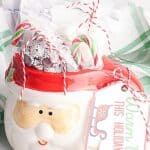 Dollar Store Hot Chocolate Mug Christmas Gift is an easy last-minute homemade holiday gift idea. In a rush to fill some last-minute Christmas gifts? This DIY holiday gift is so easy to create.