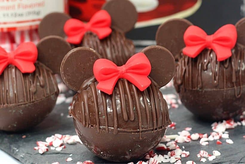 Minnie Mouse Hot Chocolate Bombs feature
