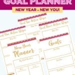 Set some goals for yourself this year. Download this free printable New Year Goal Planner to help you track and achieve success this year. New year, new you. Set some goals to achieve this year. This free printable planner is a great tracking tool. Use this free daily planner to track your habits and live a healthier lifestyle.