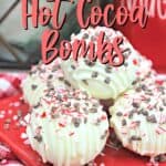 Are you a fan of minty hot chocolate? Pour some hot milk over these White Chocolate Peppermint Mocha Hot Cocoa Bombs for a fun surprise inside.