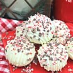 Are you a fan of minty hot chocolate? Pour some hot milk over these White Chocolate Peppermint Mocha Hot Cocoa Bombs for a fun surprise inside.