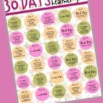 30 days to a happier and healthier you is possible, just follow these tips! Self-improvement tips. Free printable goal tracker