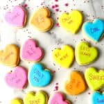 Conversation Heart Sugar Cookies