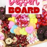 Kids and adults will love eating this Valentine's Day Dessert Board. Find out how to make an easy dessert board for Valentine's day filled with candy and treats. This Valentine’s Day charcuterie board is great to make for a party or tailor to any special holiday. Learn how to make a charcuterie board for your next party or gathering. Kids and adults will enjoy this easy dessert board filled with your favorite candies and sweet treats. Read more to find out how to make a holiday dessert board.