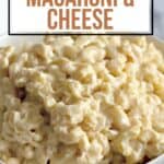 Nothing says creamy and cheesy quite like this Homemade Mac and Cheese. Talk about ultimate comfort food. The cheesy stovetop macaroni and cheese will be a new family favorite recipe.