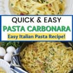 pasta carbonara pin