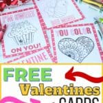 Color some fun this Valentine's Day. Download this Free Printable Kid's Valentine set to give to friends and classmates. These printable Valentines are fun to color.