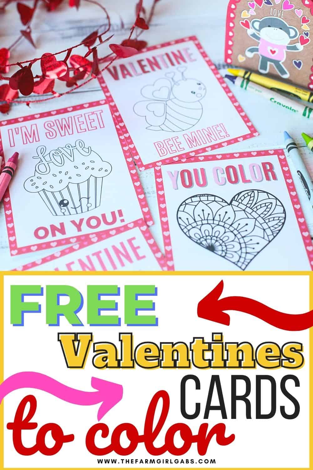 Printable Kid's Valentine - The Farm Girl Gabs®