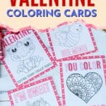 Color some fun this Valentine's Day. Download this Free Printable Kid's Valentine set to give to friends and classmates. These printable Valentines are fun to color.