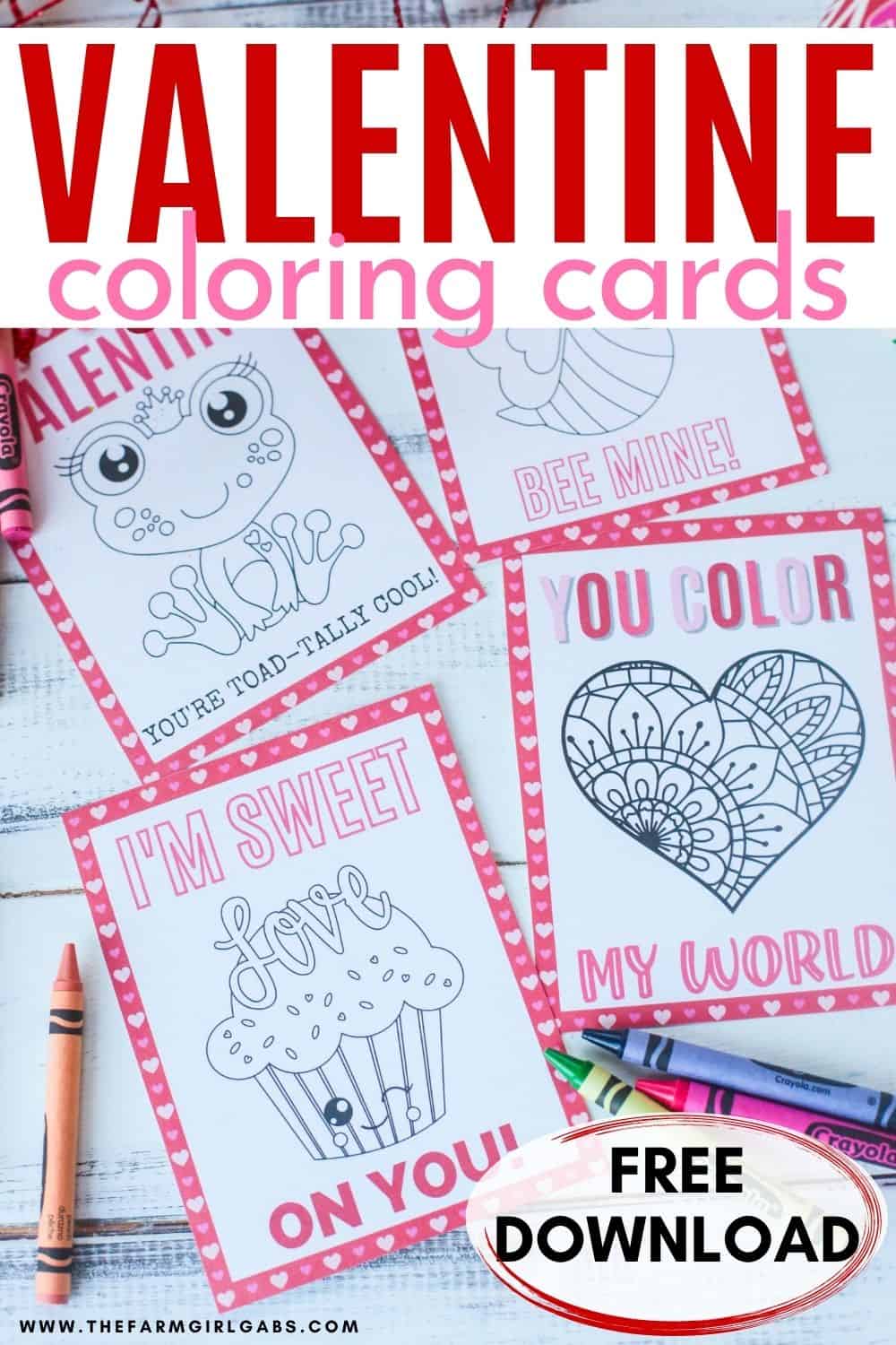 Printable Kid's Valentine - The Farm Girl Gabs®