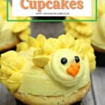 Peeps Cupcakes are a super easy and festive Easter cupcake that is perfect for any Easter Party! Homemade cupcakes and homemade frosting is all you need to make these Peeps cupcakes! Can these Easter Chick Cupcakes be any cuter? This easy cupcake recipe is the perfect spring dessert recipe to celebrate spring, Easter and warmer weather. Learn how to decorate these Easter Chicks cupcakes. This is a great recipe to make with your kids, they will love these cutest chick cupcakes!