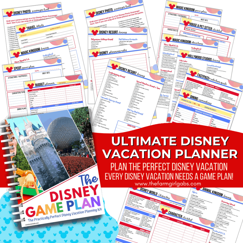Disney Game Plan Vacation Planner
