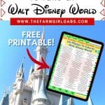101 Photos to take at Disney