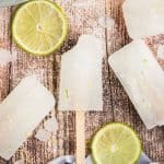 Homemade lime popsicles are a refreshing treat. Full of bright lime flavor, this three-ingredient easy popsicle recipe is a perfect cool down for a warm summer's day.