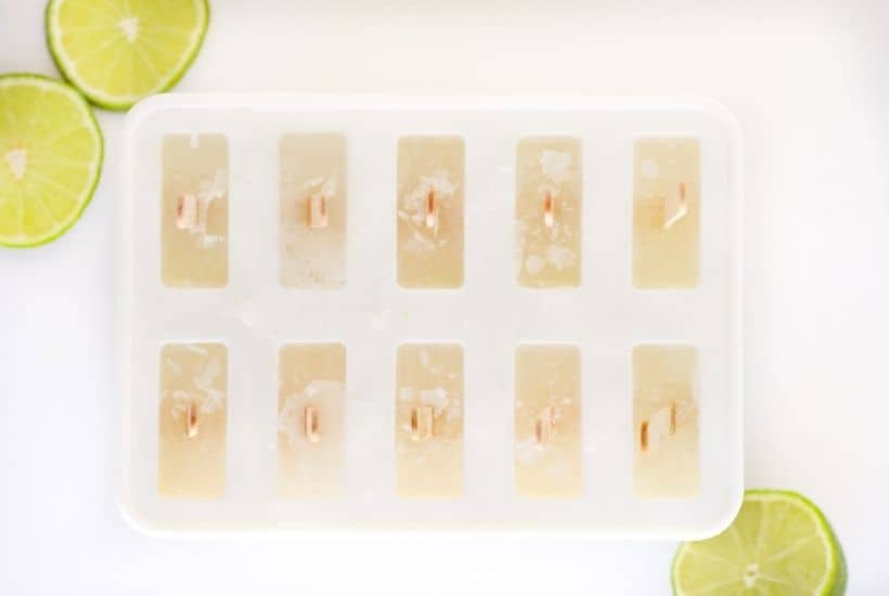 Limeade popsicles