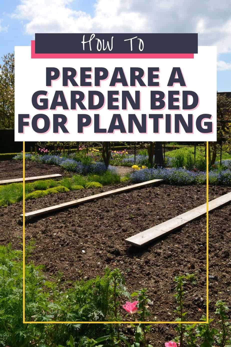 Ready to dig in and start gardening? Follow these beginner gardening tips for How To Prepare A New Garden Bed. Learn how to grow the best garden on the block. Whether you are planting a vegetable garden or flower garden, read these expert gardening tips from a pro that will help you plant your best backyard garden ever!