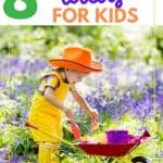 Gardening is a fun family activity. These DIY garden ideas for kids are a fun way to let kids dig in and start growing a garden. The Eight themed garden ideas for kids is a fun activity. Check out these helpful gardening tips to grow a beautiful garden.