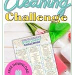 If you are ready to get your home into shape this spring, then you may want to consider our spring cleaning challenge! This challenge was designed with busy moms in mind with just one simple task each day for 31 days! Ready to get started? These easy cleaning tips for busy moms will help you get your house in order. Check out these quick cleaning hacks to help clean your home.